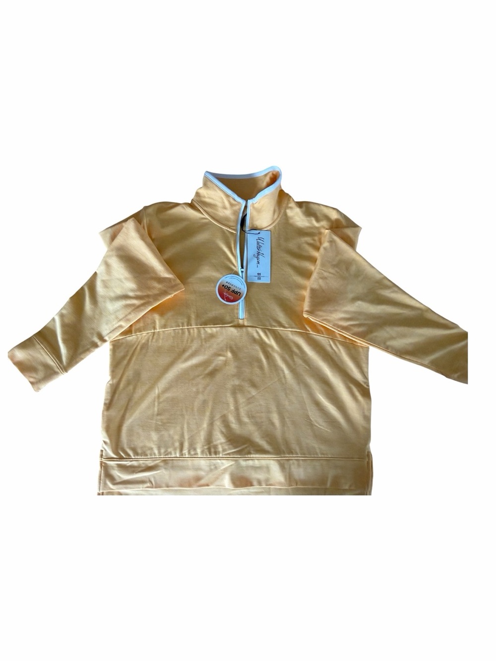 Walter Hagen Orange Half-Zip Pullover